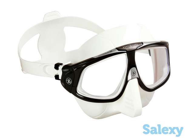 Маска aqua lung sphera x (белый силикон), white/black, фотография 1