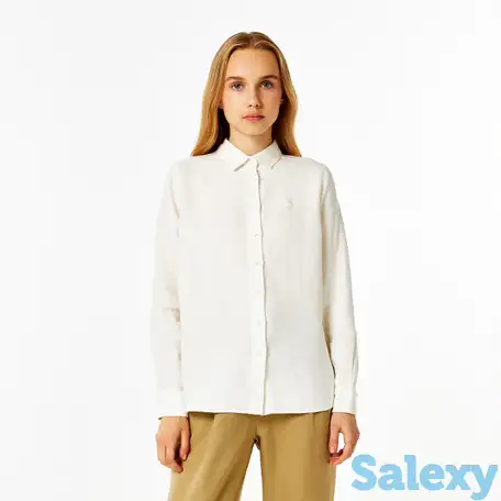 Женская рубашка lacoste relax fit fit, фотография 1