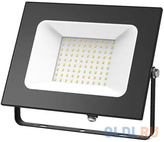 Gauss 613527100 прожектор светодиодный led 100w 6700lm ip65 3000к черный 1/14, фотография 1