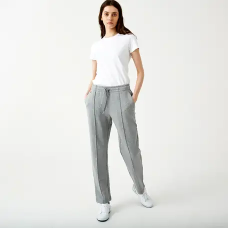 Женские легкие спортивные брюки lacoste из хлопкового флиса, фотография 1