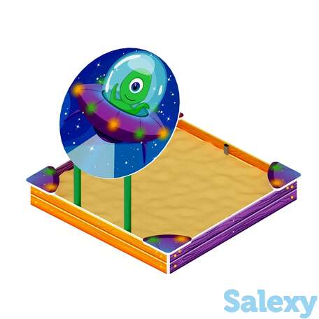 Песочница с навесом космопорт ио 5.14.01, фотография 1