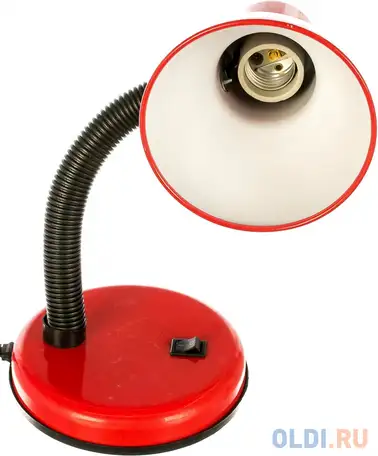Ultraflash uf-301p с04 красный (светильник настольный,230v 60w), фотография 1