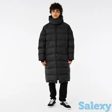 Мужская утеплённая куртка-парка lacoste ниже колена, фотография 1