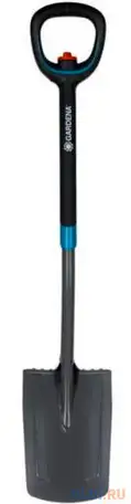 Лопата штыковая gardena ergoline 17020-20.000.00 для земляных работ средний, фотография 1