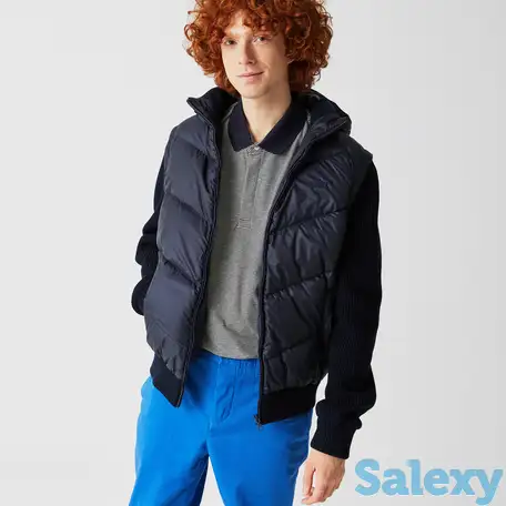 Мужская куртка-безрукавка lacoste c отстегивающимися рукавами, фотография 1