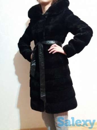 Продам мутоновую шубу, в отличном состоянии. Размер 42-44, фотография 5