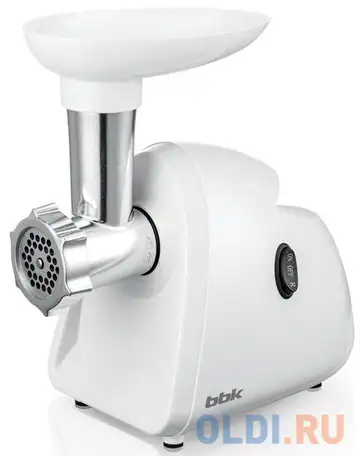 Электромясорубка bbk mg1506 250 вт белый, фотография 1