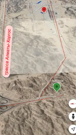 Земельный участок в Хоргосе, коммеция СВХ, парковка, фотография 1