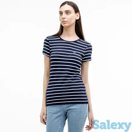 Женская футболка lacoste slim fit, фотография 1