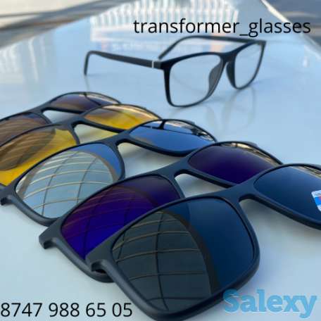 Очки 5 в 1 с магнитными насадками, фотография 3