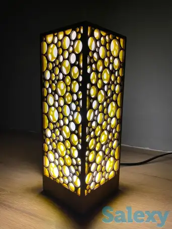 Желтый Интерьерный светильник - ночник, фотография 4