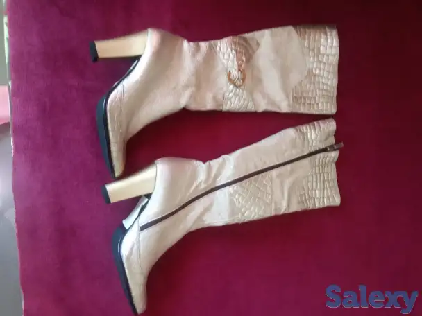 Продам демисезонные сапоги производство Турция, фотография 1