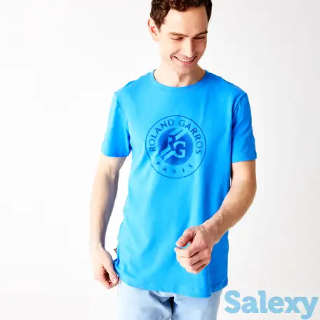 Мужская футболка lacoste sport roland garros edition из органического хлопка, фотография 1