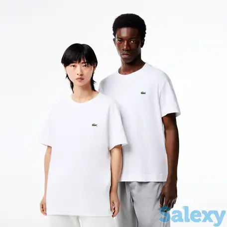 Футболка lacoste unisex из органического хлопка, фотография 1