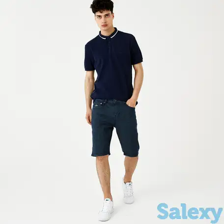 Мужские джинсовые шорты lacoste, фотография 1