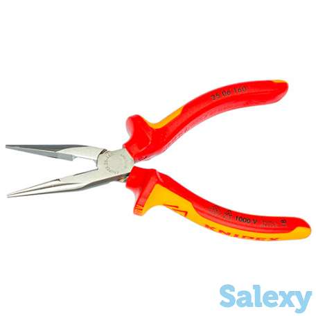 Длинногубцы с режущими кромками 1000 v 160 мм, knipex kn-2506160, фотография 2