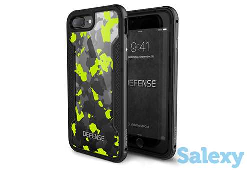 Чехол металлический x-doria defense shield для apple iphone 8/7 plus (yellow camo). желтый, фотография 2