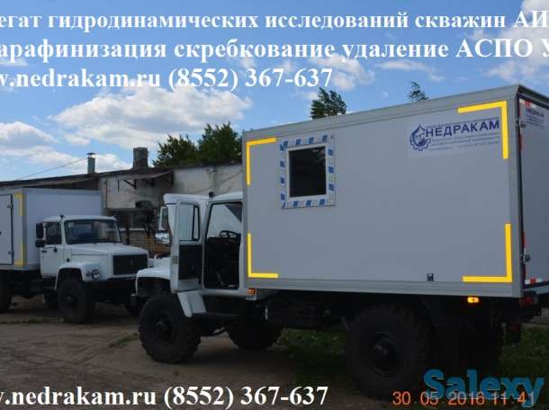 Установка скребкования удалениих исследований нефтегазовых скважин на шасси ГАЗ 33081Садко Егерь, фотография 1