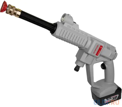 Мойка высокого давления интерскол ам-40/18в бесщеточная аккумуляторная мини мойка с вентильным, фотография 1