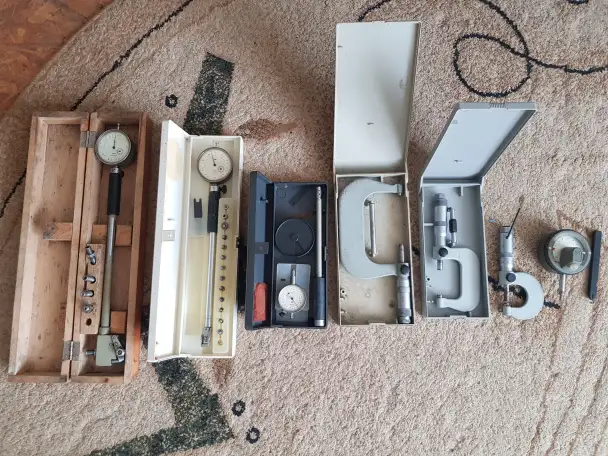 нутромеры 10-18 . -50.. -100. патрон 250.. микрометры от 0 до 100., фотография 1