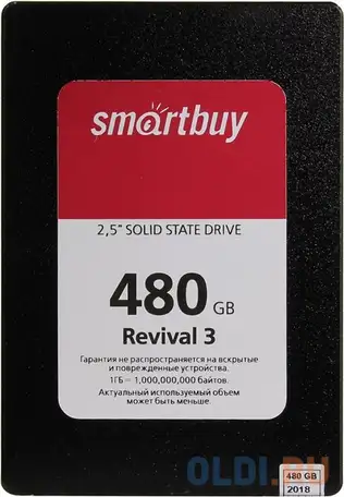 Ssd накопитель smart buy sb480gb-rvvl3-25sat3 480 gb sata-iii, фотография 1
