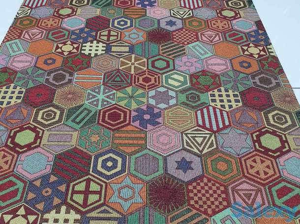 Испанский Гобеленовый Коврик Лука Витраж ковровая дорожка 65, фотография 1