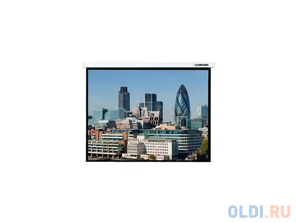 Экран lumien master control 129x200см matte white с электроприводом lmc-100128, фотография 1