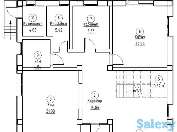 Эскизный проект дома за 900тг кв/м, фотография 2