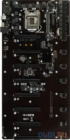 Tb360-btc d+, socket 1151, intel®b360, 1xddr4-2666, hdmi, 1xpci-ex16, 7xpci-e16x1, 1xsata3, 1xm.2,, фотография 1