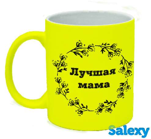 Яркие неоновые кружки с печатью. Нанесение на неоновые кружки любого логотипа., фотография 1