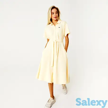 Женское платье lacoste с поясом, фотография 1