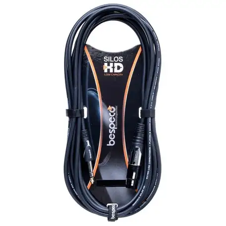 Кабель jack-xlr(f) 1 m bespeco silos hd hdsf100, фотография 1