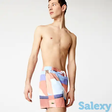 Мужские шорты lacoste lace-up для плавания, фотография 1