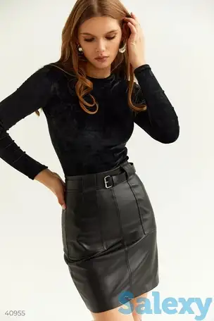 Велюровый черный боди, фотография 1