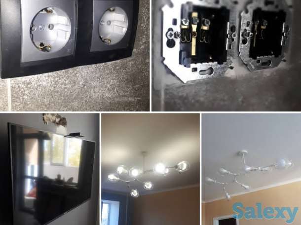 Установка сборка люстры, фотография 8