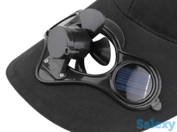 Кепка с вентилятором на 2х солнечных батареях., фотография 8