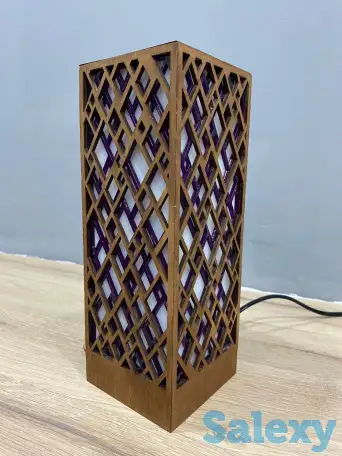 Фиолетовый Интерьерный светильник - ночник, фотография 9