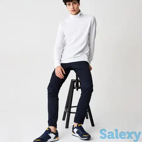 Мужская водолазка lacoste turtle neck из эластичного органического хлопка, фотография 1