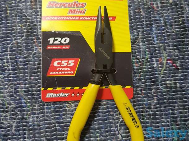 Тонкогубцы stayer master mini, 120 мм, фотография 1