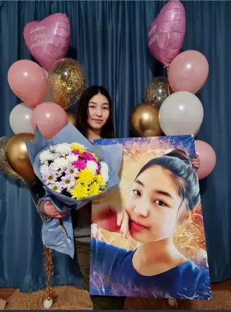 Арт портрет на холсте, фотография 10