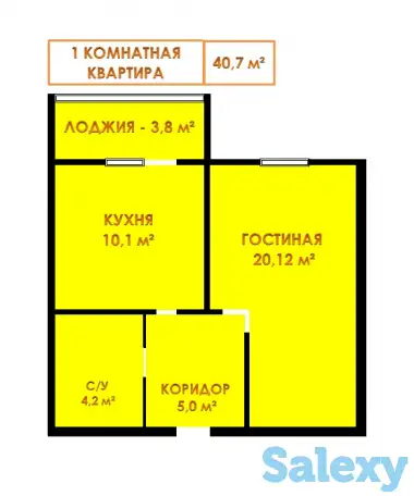 Продам квартиру, Батыс 2, участок 251В, фотография 1