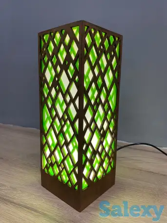 Зелёный Интерьерный лампа-ночник, фотография 7