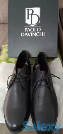 Мужские кожаные демисезонные ботинки., фотография 3