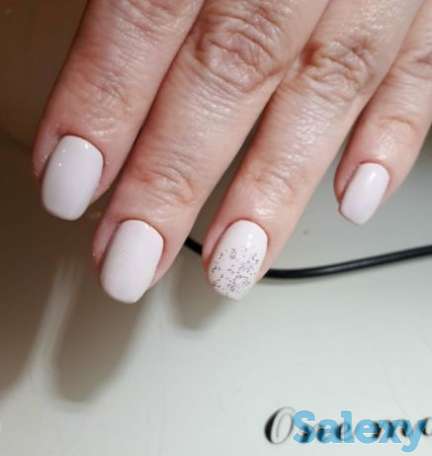 Комбинированный маникюр с гелевым покрытием + выравнивание, фотография 1