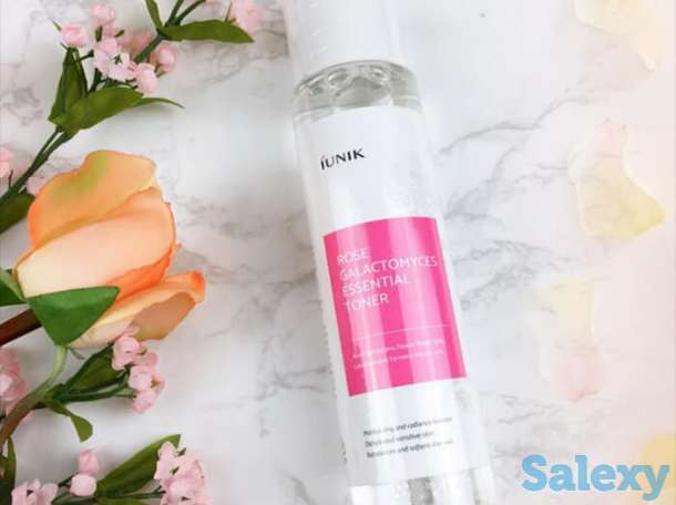 Тонер для лица iunik rose galactomyces essential toner, фотография 3
