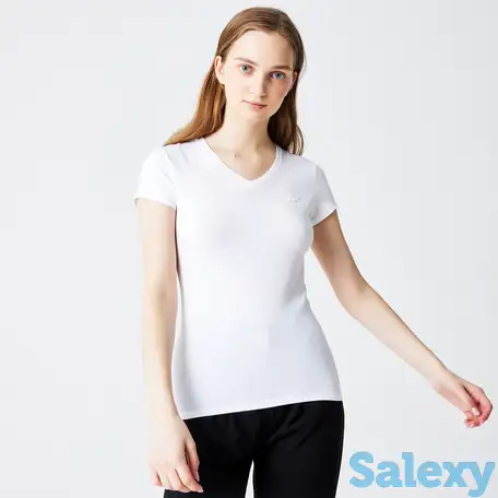 Женская футболка lacoste slim fit, фотография 1