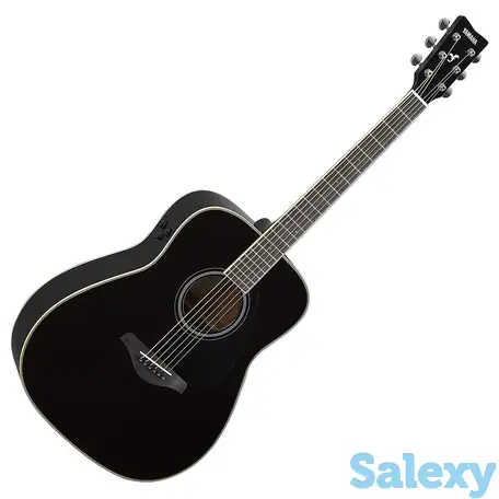 Трансакустическая гитара yamaha fg-ta black, фотография 1