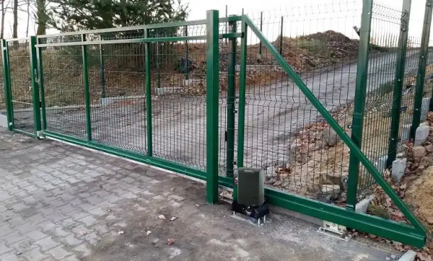 Ворота для панельных ограждений 3D, фотография 3