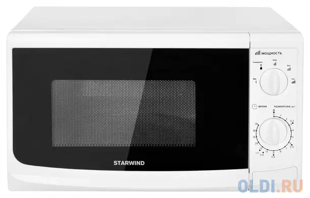 Микроволновая печь starwind swm5620 700 вт белый, фотография 1