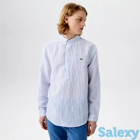 Рубашка lacoste unisex casual fit, фотография 1